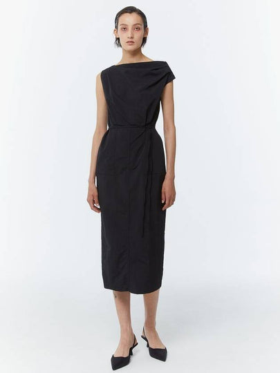 Drape Midi Dress Black - KIMDOH - BALAAN 2