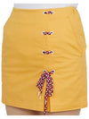 Women's Pavilion A-Line Skirt Mustard - HORN GARMENT - BALAAN 9