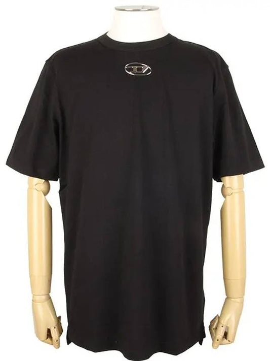 T Just OD Crew Neck Cotton Short Sleeve T-Shirt Black - DIESEL - BALAAN 2