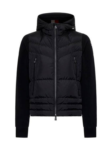 Padded zip up jacket black - MONCLER - BALAAN 1