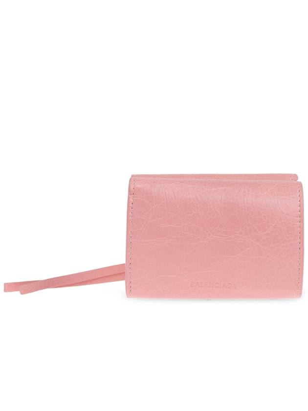 Balenciaga Leather Wallet, Women's, Pink - BALENCIAGA - BALAAN 3