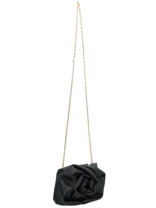 Rose Chain Clutch Bag Black - BURBERRY - BALAAN 4