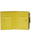 Women's Color Block Panel Saffiano Bicycle Wallet Yellow - MARNI - BALAAN.