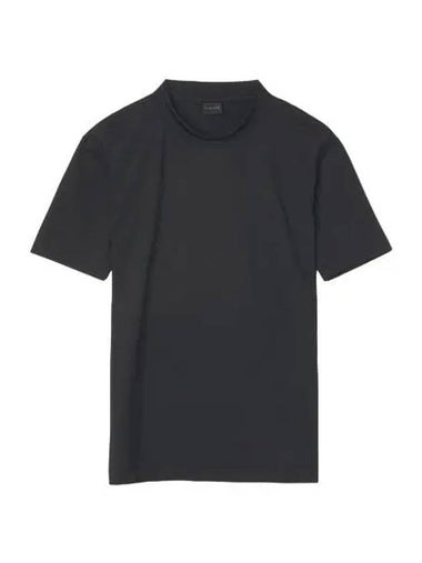 Shiny fitted short sleeve t shirt black - BALENCIAGA - BALAAN 1