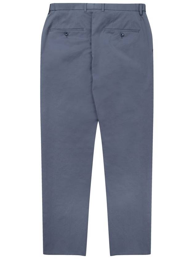 Banding No-Tuck Chino Straight Pants Grayish Blue - SOLEW - BALAAN 3