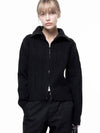 Four Woman Women s Soft Cable Zip up Knit Cardigan Black W243TP03BK - CHANCE'S NOI - BALAAN 7