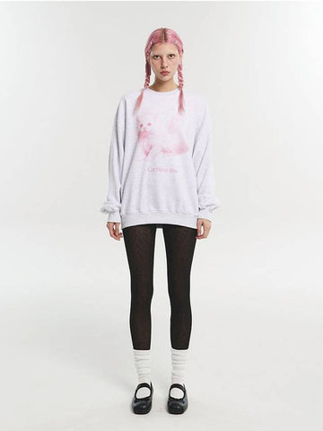 Cat Bless You Sweatshirt Light Grey - ITZAVIBE - BALAAN 1