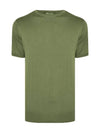 Men's Girocolo Short Sleeve T-Shirt Green - LORO PIANA - BALAAN 1