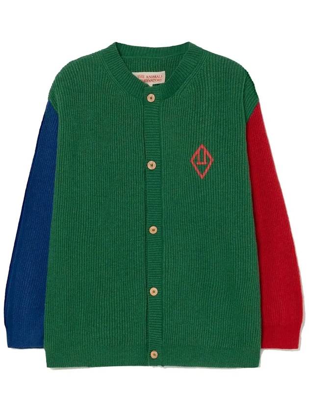 Kids Triple Color Regular Fit Cardigan F22101 188AX - THE ANIMALS OBSERVATORY - BALAAN 2