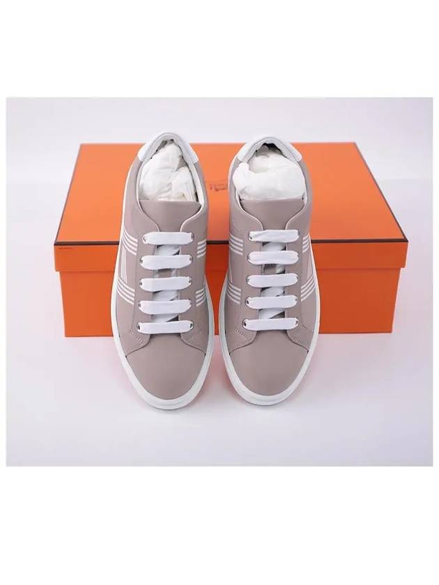 Hermes Avantage Low-Top Sneakers Brown - HERMES - BALAAN 3