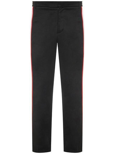 side line point track pants black - BURBERRY - BALAAN 1