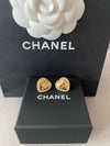 CC logo earrings heart stud earrings gold ABD072 - CHANEL - BALAAN 5