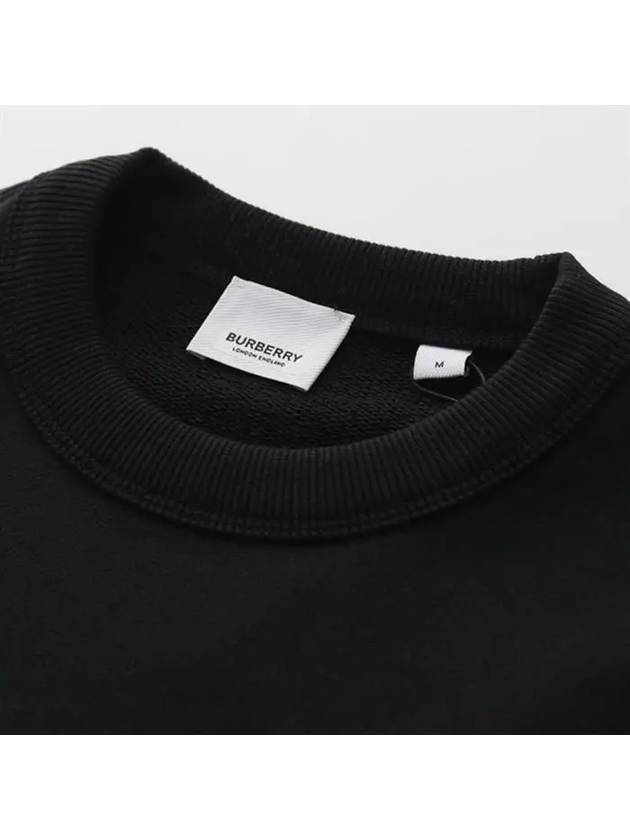 Front Logo Print Sweatshirt Black - BURBERRY - BALAAN 11