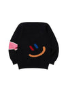 LaLa Shawl Knit Top Black - LALA SMILE - BALAAN 2