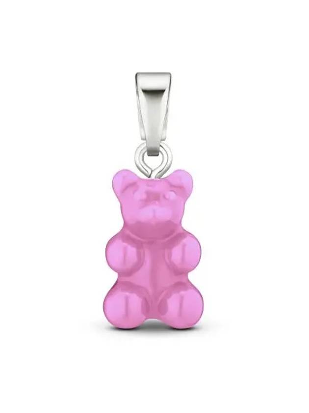 Nostalgia Bear Pendant Silver Pink - CRYSTAL HAZE - BALAAN 3