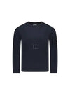 Light Fleece Crew Neck Sweatshirt Navy - CP COMPANY - BALAAN 2