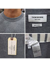 Men's Chest Pocket Diagonal Armband Knit Top Grey - THOM BROWNE - BALAAN 7