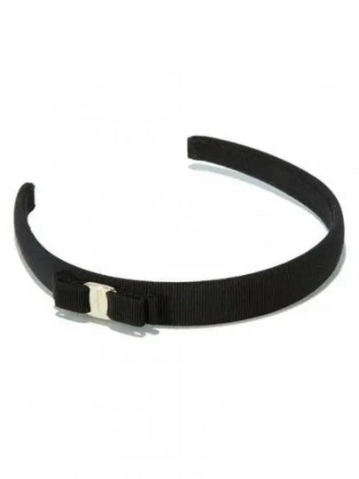 Vara Bow Headband Black - SALVATORE FERRAGAMO - BALAAN 2