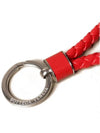 Intrecciato Leather Key Holder Red - BOTTEGA VENETA - BALAAN 5