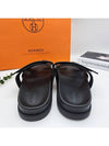 Chypre Calfskin Sandals Black - HERMES - BALAAN 5