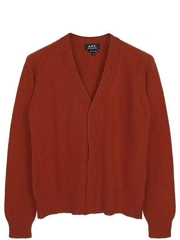 Brick Mary Wool Cardigan Red - A.P.C. - BALAAN 2