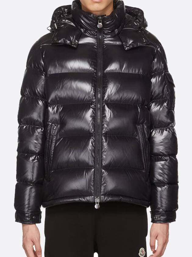 Men's Maya Short Down Padding Black - MONCLER - BALAAN 4