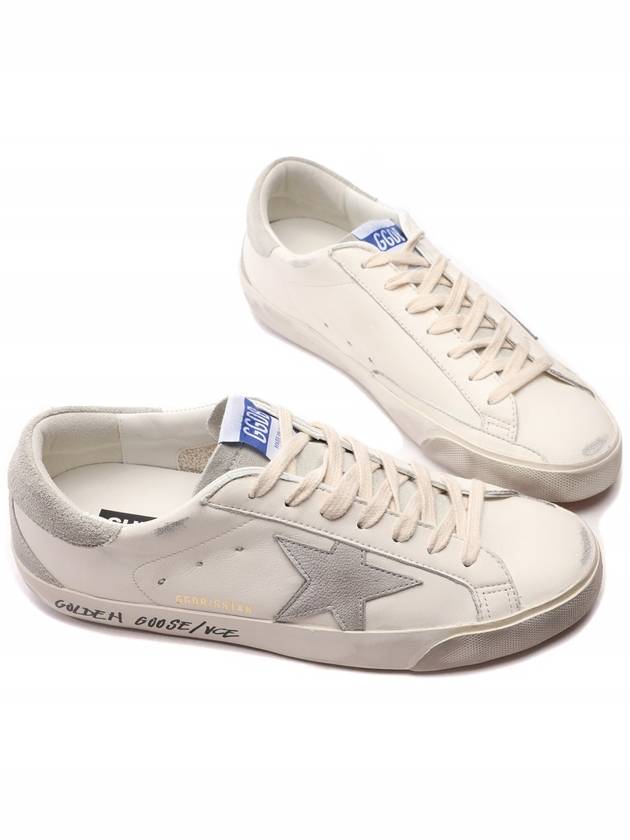 Super Star Suede Leather Low Top Sneaker White - GOLDEN GOOSE - BALAAN 6