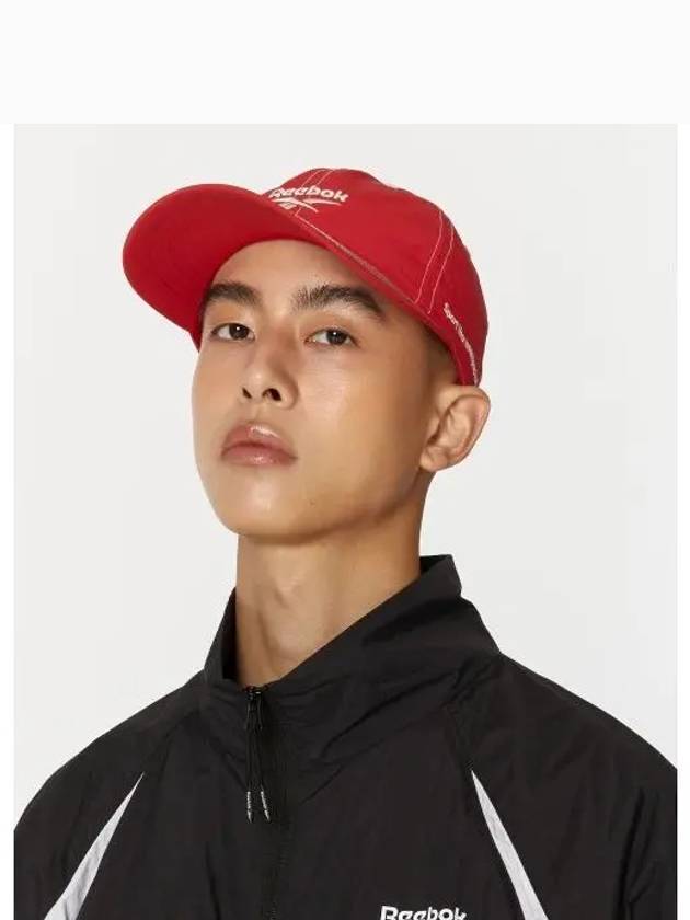 Basic Logo Nylon Ball Cap Red - REEBOK - BALAAN 1