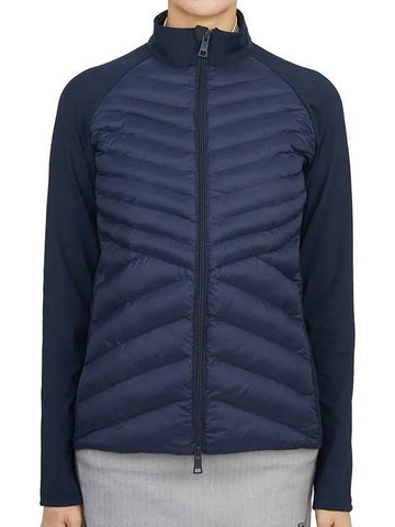 Women's Carol Hybrid Golf Padded Jacket Navy - G/FORE - BALAAN 1