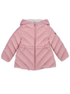 Moncler Baby SANAA Hooded Down Parka Pink - MONCLER - BALAAN 1