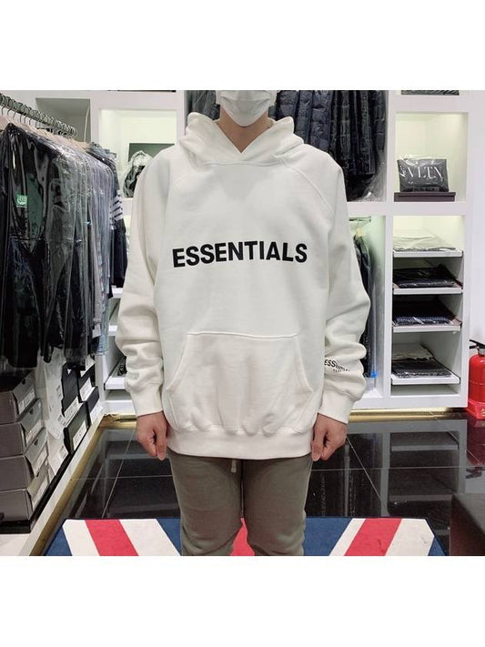 logo hood white - FEAR OF GOD ESSENTIALS - BALAAN 1