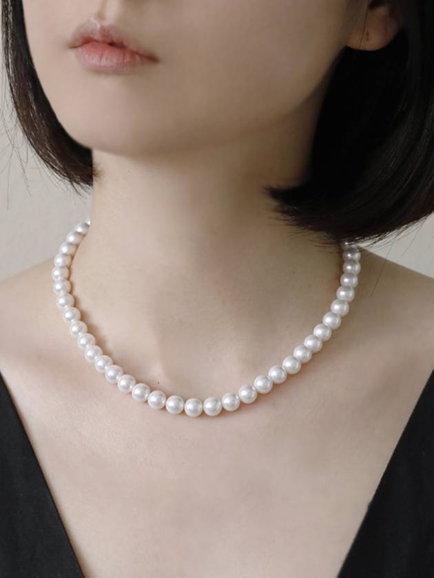 Nuclear Pearl Necklace White - SOSOO - BALAAN 8