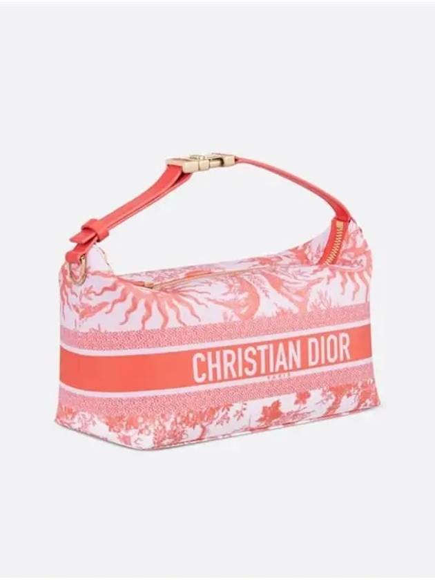 Dioriviera Nomad Medium Pouch Coral Orange - DIOR - BALAAN 3