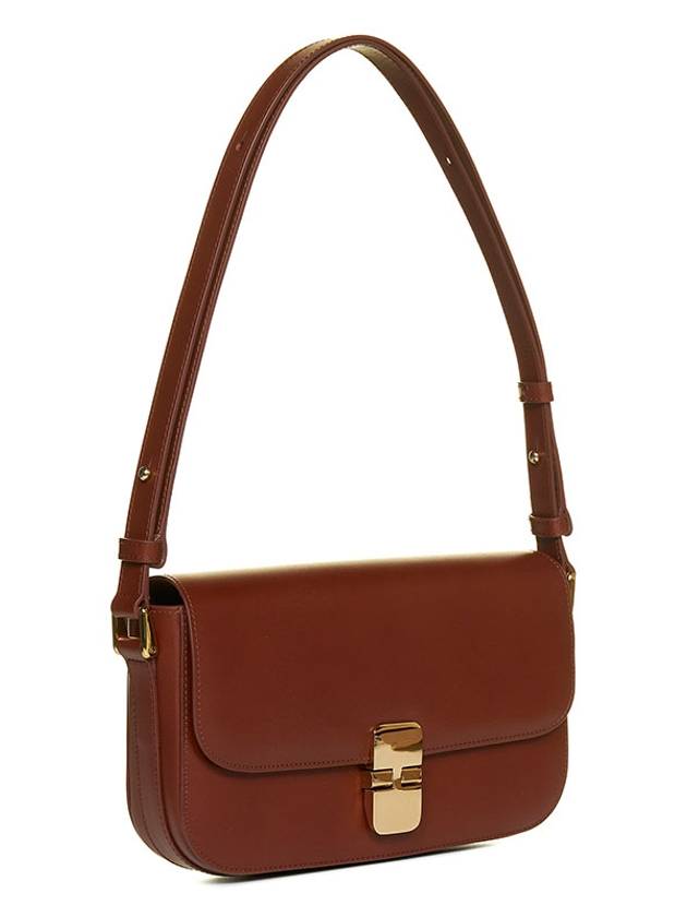 Grace Baguette Shoulder Bag Brown - A.P.C. - BALAAN 3