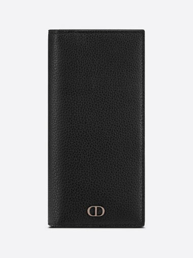 CD Signature Icon Long Wallet Black - DIOR - BALAAN 1