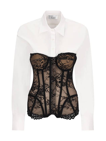 SHIRT TOP AND BUSTIER LINGERIE - GIUSEPPE DI MORABITO - BALAAN 1