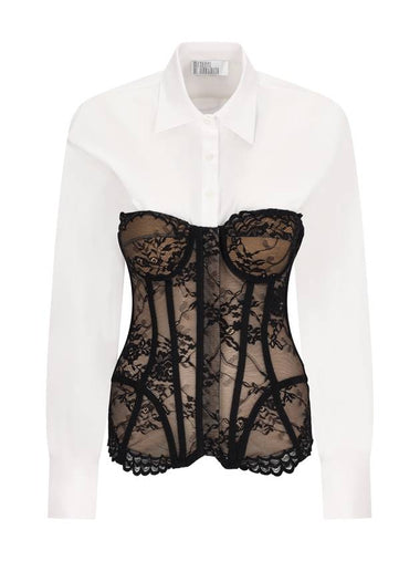 SHIRT TOP AND BUSTIER LINGERIE - GIUSEPPE DI MORABITO - BALAAN 1