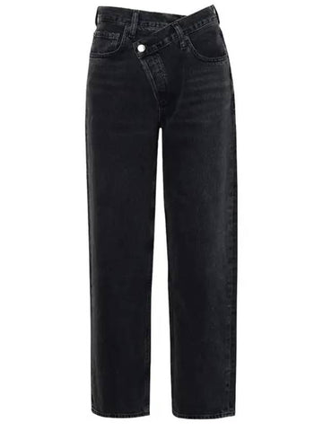 Criss Cross Upsized Jeans Black - AGOLDE - BALAAN.