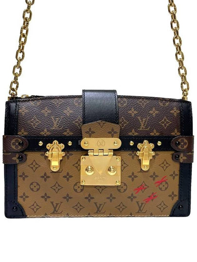 Women s M43596 Monogram Reverse Canvas Maltage Trunk Clutch Shoulder Bag - LOUIS VUITTON - BALAAN 2