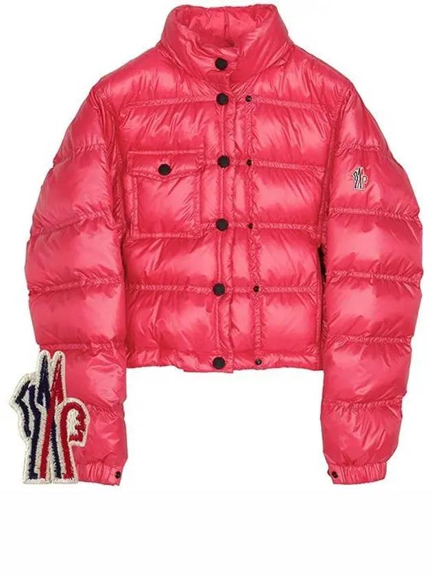 Fuchsia Anras Grenoble shorts goose down jacket 1A00036 539YL 55E 1209921 - MONCLER - BALAAN 1