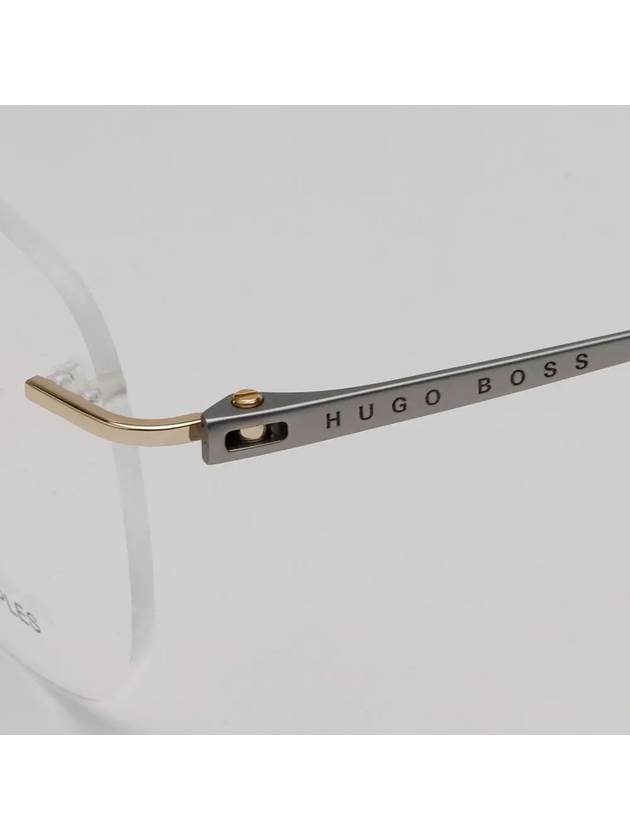 Hugo Boss titanium glasses frame BOSS1266C J5G ultra light rimless - HUGO BOSS - BALAAN 5