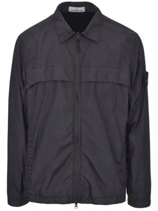 Garment Dyed Crinkle Reps R-NY Jacket Black - STONE ISLAND - BALAAN 2