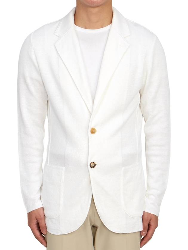 Men's Cardigan White - RVR LARDINI - BALAAN 2