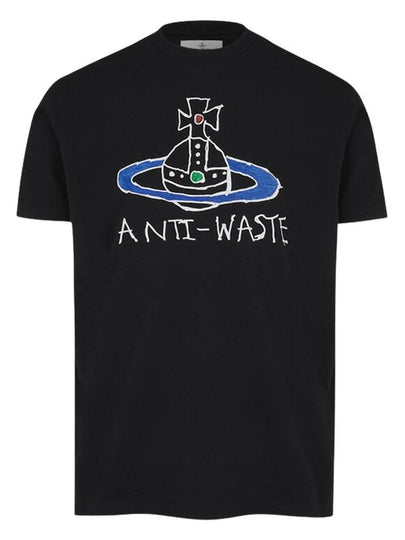 Anti Waste Short Sleeve T-Shirt Black - VIVIENNE WESTWOOD - BALAAN 2