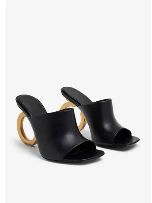 Salvatore Elina sandals heels black - SALVATORE FERRAGAMO - BALAAN 2