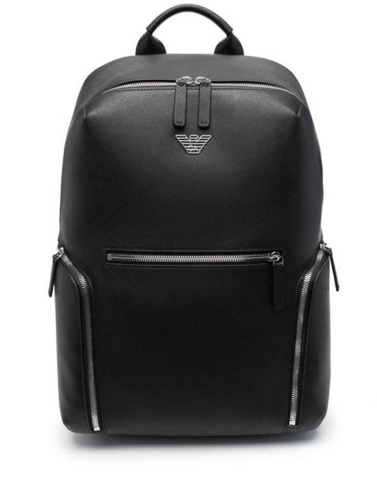 Embossed Logo Backpack Black - EMPORIO ARMANI - BALAAN 1