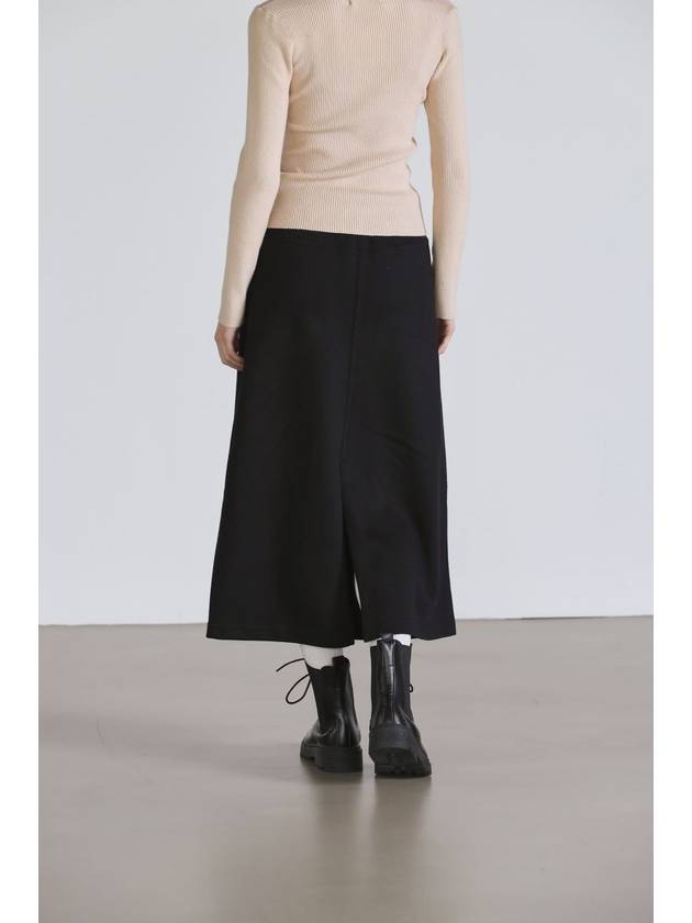 Recycle Maxi A-Line Skirt Black - THE GREEN LAB - BALAAN 9