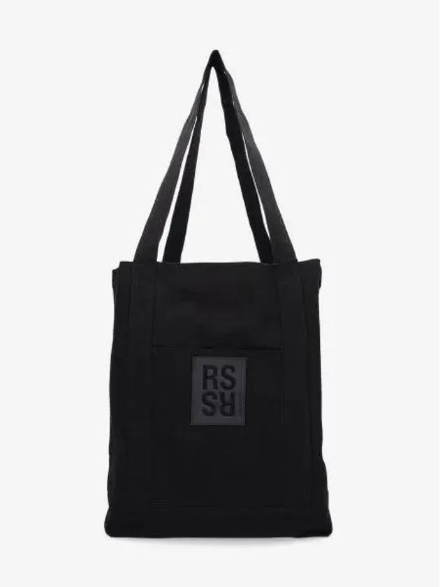 Logo Patch Tote Bag Black 231935100320099 - RAF SIMONS - BALAAN 1