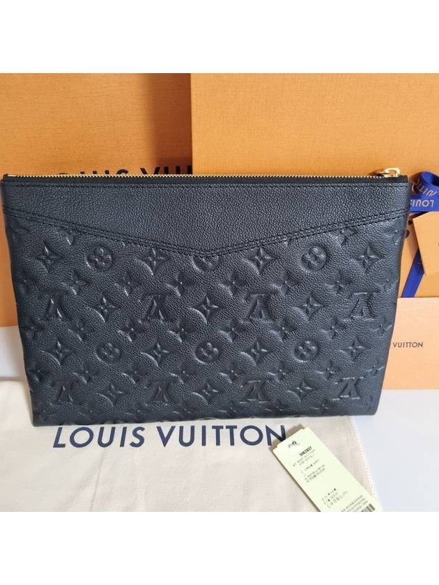 Monogram Daily Empreinte Pouch Bag Black - LOUIS VUITTON - BALAAN 7