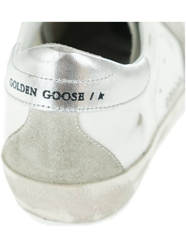 Superstar Silver Tab Low Top Sneakers White - GOLDEN GOOSE - 4